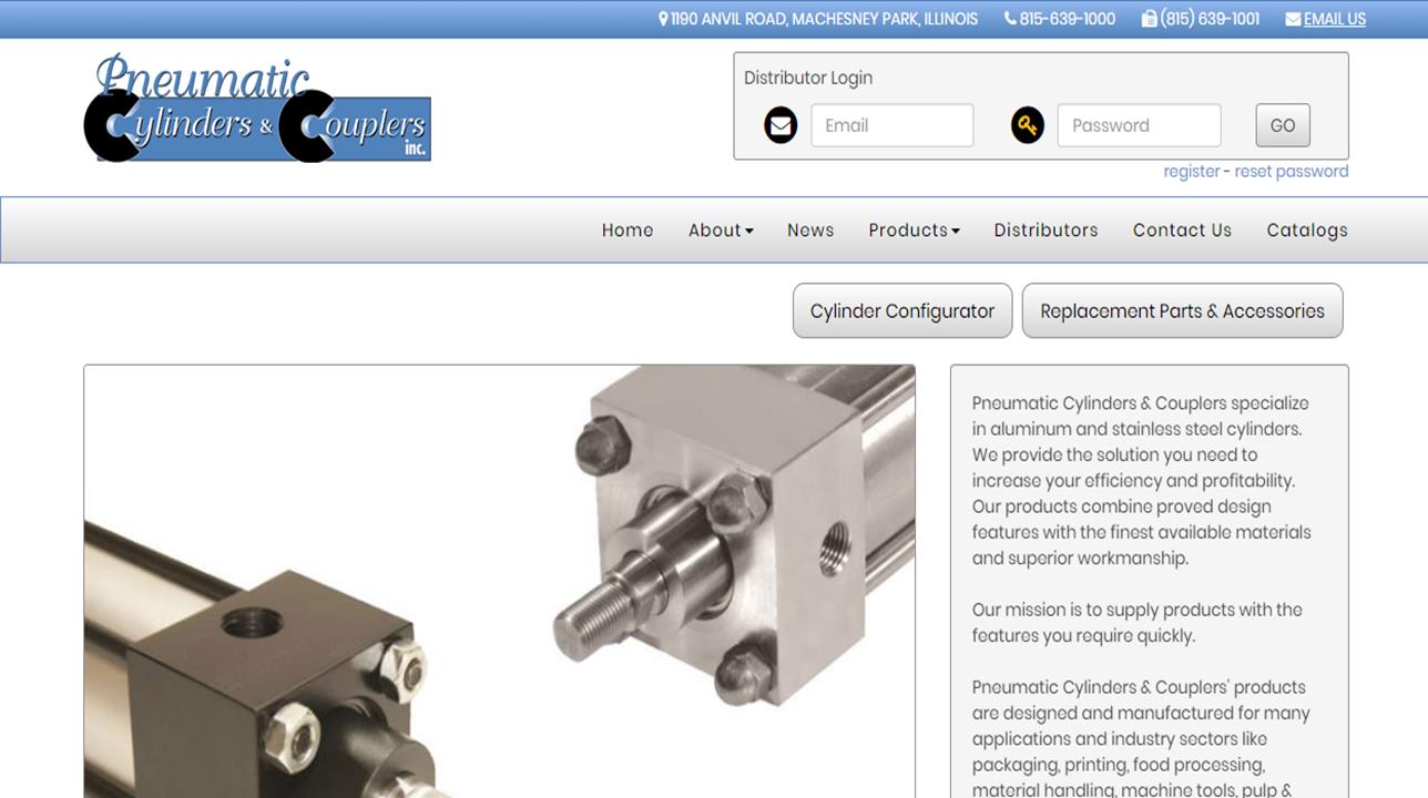 Pneumatic Cylinders & Couplers, Inc. Air Cylinders